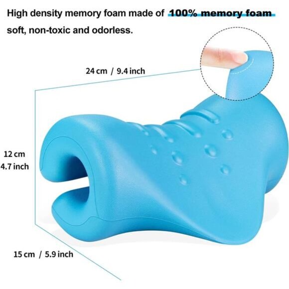 Neck and Shoulder Relaxer with Magnetic Therapy Pillowcase, Cervical Traction - Picture 6 of 7